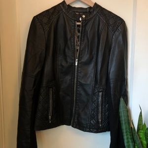Women leather jacket
